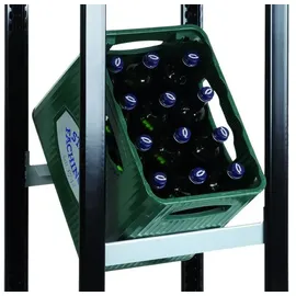 Schulte Lagertechnik SCHULTE Fachboden für Getränkekistenregal silber 40,0 x 30,0 cm