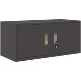 vidaXL Aufbewahrungsschrank 90 x 40 x 40 cm Schwarz