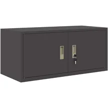 vidaXL Aufbewahrungsschrank 90 x 40 x 40 cm Schwarz