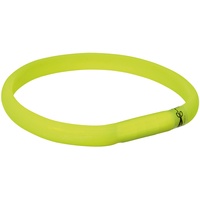 TRIXIE USB Leuchthalsband grün L-XL Hund Standardkragen