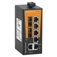 Weidmüller IE-SW-BL08T-6TX-2SCS Industrial Ethernet Switch 10 / 100 MBit/s