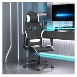 vidaXL Gaming-Stuhl Schwarz und Weiß
