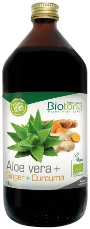 Biotona Aloe Vera + Ingwer + Kurkuma Flasche 1000ml