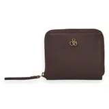 Scotch & Soda Leather Zip Wallet Portemonnaie dunkelbraun