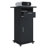 VCM Neta TV-Rack 50 x 108,3 cm Schwarz Holzwerkstoff