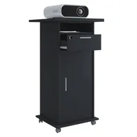 VCM Neta TV-Rack 50 x 108,3 cm Schwarz Holzwerkstoff