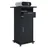 VCM Neta TV-Rack 50 x 108,3 cm Schwarz Holzwerkstoff