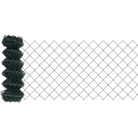 vidaXL Zaunpfosten 25 x 0,4 m Grün/Stahl