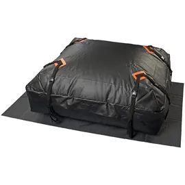 Lescars Wasserdichte Dachtasche aus reißfester PVC-Plane mit Matte, 425 Liter