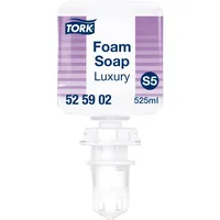 TORK luxuriöse Hand Mini Schaumseife S5, werkseitig versiegelter Flakon, 1×525 ml 525902