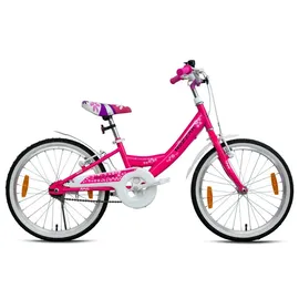 Rezzak Kinderfahrrad 20 Zoll rosa/weiß