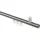 Interdeco GARDINENSTANGE INNENLAUF Sonius Samanto 100 cm, 1-läufig, 20 mm Ø Edelstahl-Optik