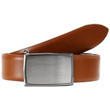 BUGATTI Domed Leatherbelt With Automatic Buckle W100 Cognac