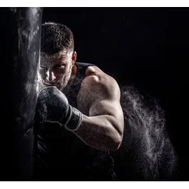 MOVIT Boxsack Set Schwarz/Weiss weiß