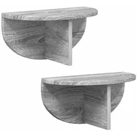 VidaXL Wandregal 2 tlg. 38 x 19 x 19