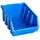 vidaXL Stapelboxen 20 Stk. blau