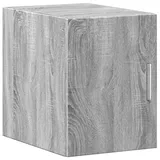vidaXL Wandschrank, Hängeschrank mit Stauraum, Lagerschrank Wandmontage für Wohnzimmer Schlafzimmer Garage, Aufbewahrungsschrank Schrank, Grau Sonoma Holzwerkstoff