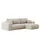 kaiser möbel Ecksofa Stoff Poso 2-Sitzer Beige
