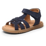 Bisgaard Mädchen Sandalen Felicia Blau Rauleder, Größe:29, Farbauswahl:blau
