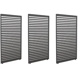 Mendler Aluminium Paneele HWC-L46 204 x 271 cm grau