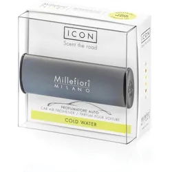 MILLEFIORI Autoduft Car Air Freshener Icon CLASSIC - ANTRACITE - COLD WATER