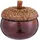 BUTLERS Dose ACORN 12 x 11 x 12 cm 1-tlg. Braun