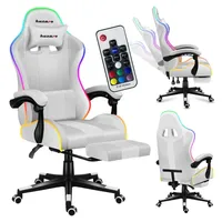 Huzaro Force 4.7 RGB Gaming Stuhl Schwarz, Weiss
