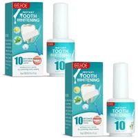 Zahnweiß-Lack, Sofortige Aufhellung für Strahlende Zähne - Veganer Zahnaufheller Gegen Verfärbungen Durch Kaffee & Tee, Sanft für Empfindliche Zähne 15ml (2PCS)