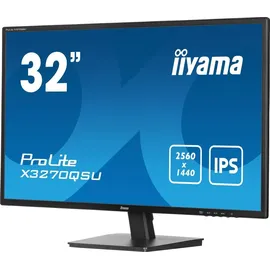 Iiyama ProLite X3270QSU-B1 80.0cm (31.5") WQHD IPS Monitor HDMI/DP/USB 3ms