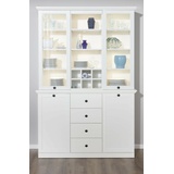 trendteam Buffetschrank "Baxter" in weiß Anrichte im Landhausstil (120 x 194 cm)