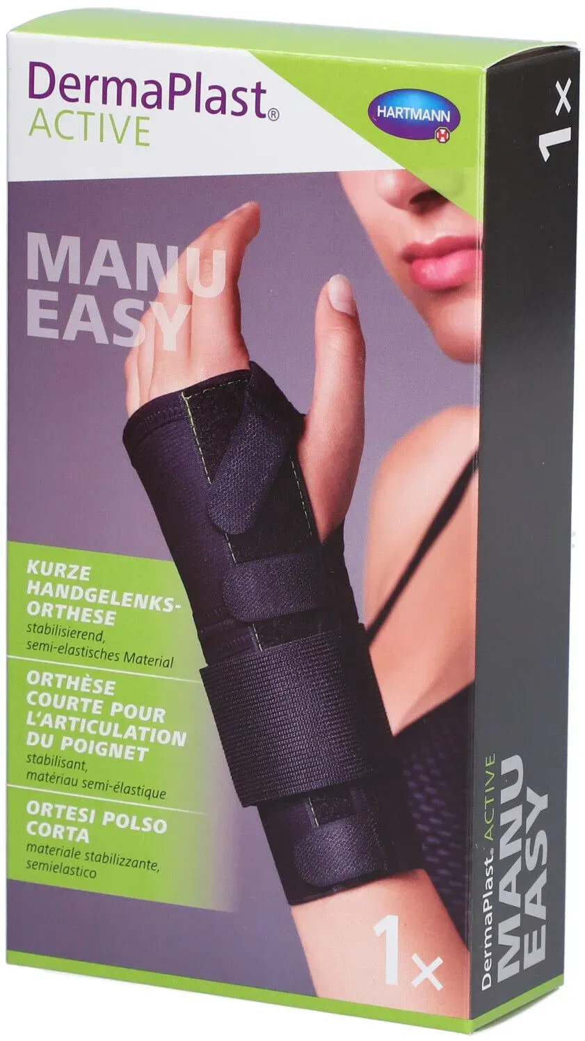 Hartmann Dermaplast® Active Manu easy 2 Court Droit