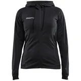 Craft Evolve Kapuzen-Trainingsjacke Damen Schwarz L