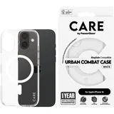 Panzer Glass iPhone 16 Urban Combat Case transparent/weiß