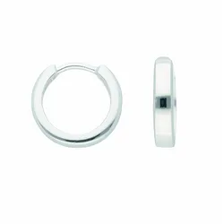 Paar Creolen ADELIA ́S "Damen Silberschmuck", silber, Ohrringe, Damen, Damen, Silber 925 (Sterlingsilber), 925 Sterling Silber Silberschmuck für Damen