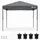 Sekey Faltpavillon 3 x 3 m inkl. 4 Seitenteile Grau