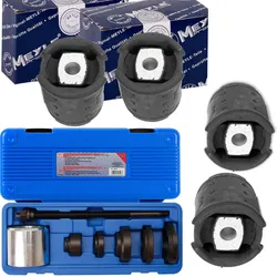 4xmeyle Tonnenlager Buchse+bgs Press-werkzeug Passend Für Bmw E39 Limo: Lagerung, Achskörper: Bmw: 33311091422 Bgs Press-werkzeug: Art-nr.: 6456