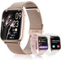 Smartwatch Damen Frauen mit Telefonfunktion Armbanduhr Sportuhr Fitnessuhr