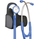 iGuerburn Premium Leder Stethoskop Halter, Stethoskope Halterung Clip für Littmann & alle Stethoskope (Schwarz)