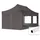 TOOLPORT Faltpavillon Economy 3 x 6 m inkl. 4 Seitenteile dunkelgrau 59052