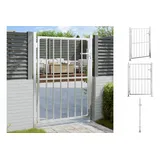 vidaXL Gartentor 100x125 cm Edelstahl