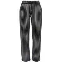 VIVANCE DREAMS Pyjamahose Damen schwarz-weiß gestreift Gr.44/46