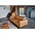 KAWOLA Sofa BODHI 3-Sitzer Leder, hellbraun