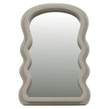 Home Styling Dekorativer Spiegel 18 x 26 cm Beige