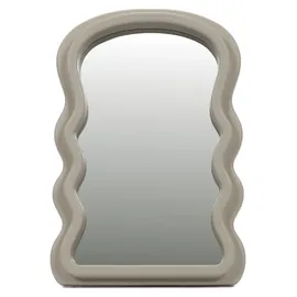 Home Styling Dekorativer Spiegel 18 x 26 cm Beige
