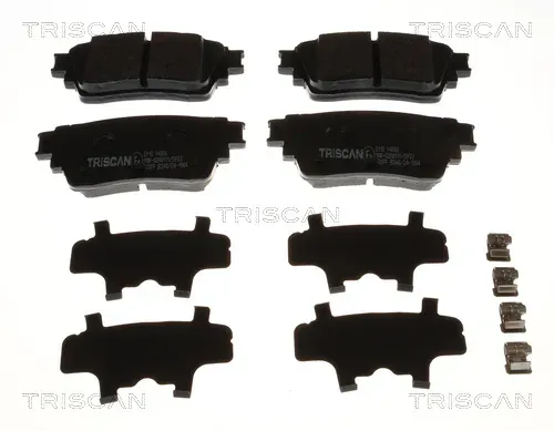 TRISCAN Bremsbelagsatz, Scheibenbremse 811014086 für NISSAN