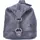 The Skandinavian Brand Mini Leder Rucksack Blau