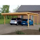 SKANHOLZ Skan Holz Carport Emsland 613 x 604 cm Natur