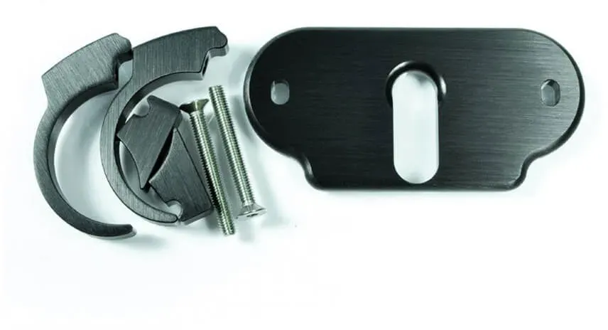 motogadget Montageset msm combi frame Handle Bar Clip-Kit, zwart