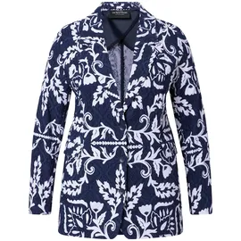 Ulla Popken Blazer marine | weiß 46