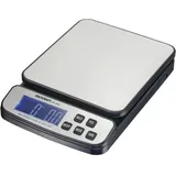 VOLTCRAFT DS-50S Tischwaage Wägebereich (max.) 50 kg Ablesbarkeit 1 g batteriebetrieben, über Steckernetzteil (Optional) Silber